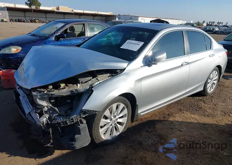 2013 Honda Accord Sdn Ex-L из США, поврежденный, VIN 1HGCR2F86DA077811